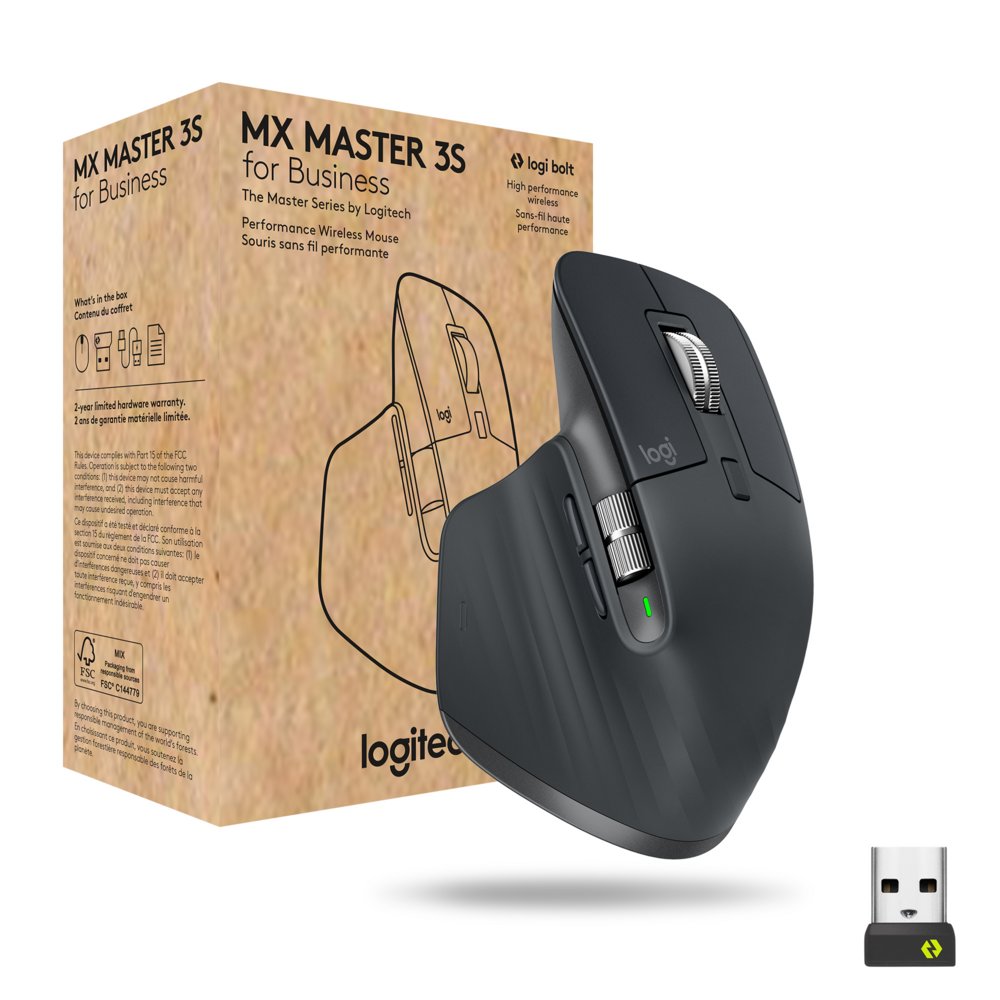 Logitech Mx Master S For Business Muis Rechtshandig Rf Draadloos